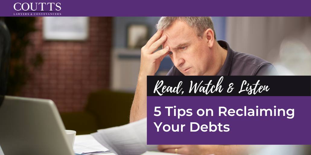 5 Tips on Reclaiming Your Debts