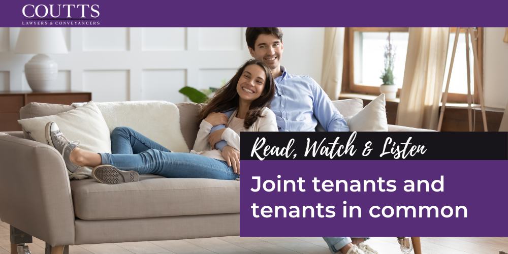 Joint tenants and tenants in common