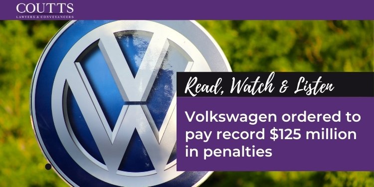 Volkswagen ordered to pay record $125 million in penalties