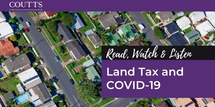 Land Tax and COVID-19
