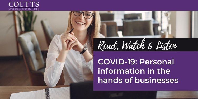 COVID-19 Personal information in the hands of businesses