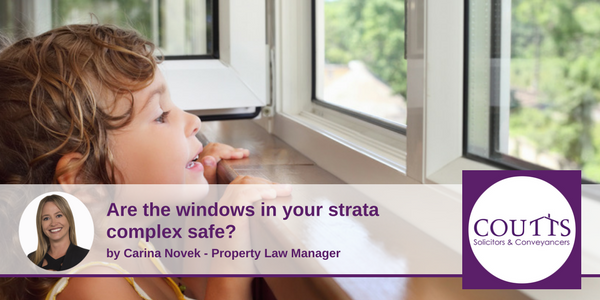 Are the windows in your strata complex safe?