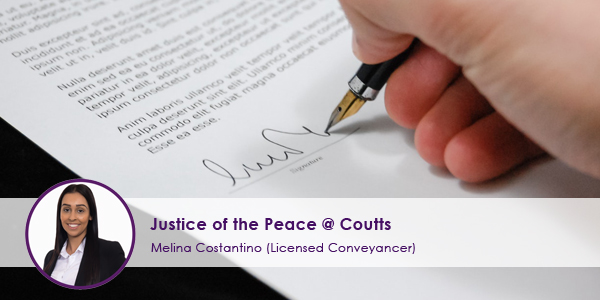 Justice of the Peace @ Coutts