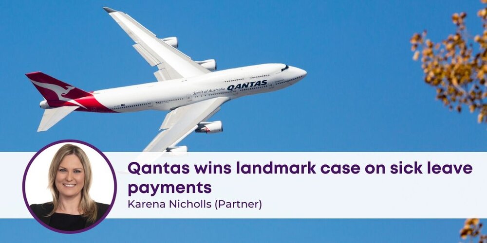 Qantas wins landmark case on sick leave payments