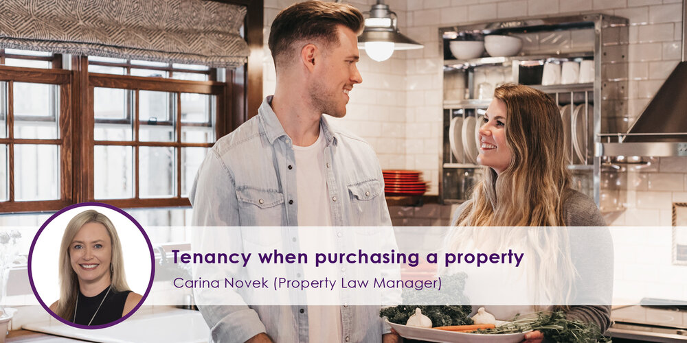 Tenancy when purchasing a property