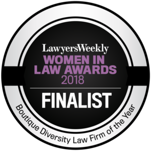 Lawyers Weekly Women in Law Awards 2018