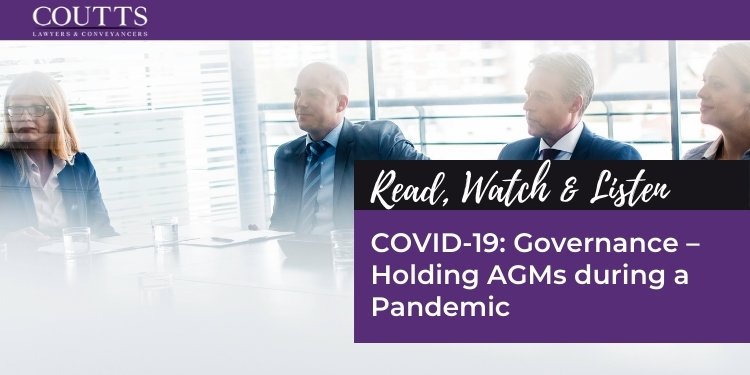 COVID-19: Governance – Holding AGMs during a Pandemic