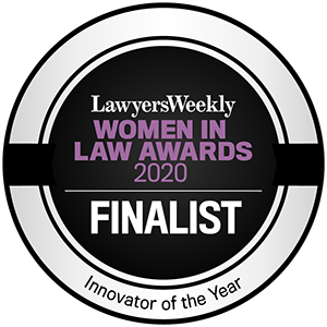 Lawyers Weekly Women in Law Awards 2020 Finalist