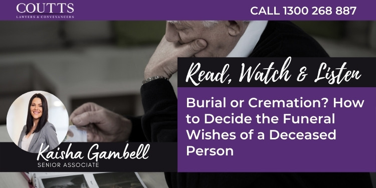 Burial or Cremation