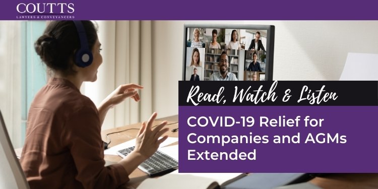 COVID-19 Relief for Companies and AGMs Extended