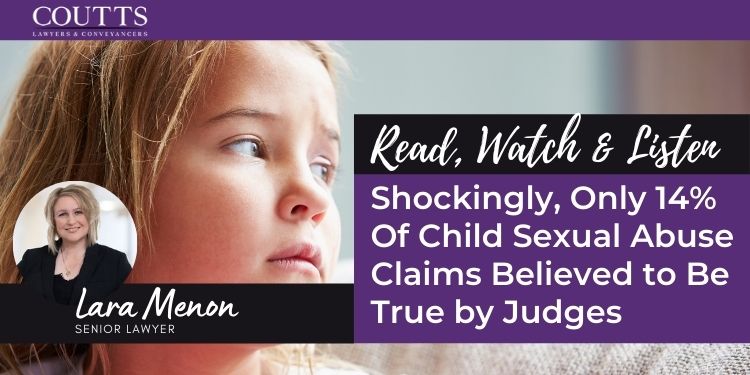 Shockingly, Only 14% Of Child Sexual Abuse Claims Believed to Be True by Judges
