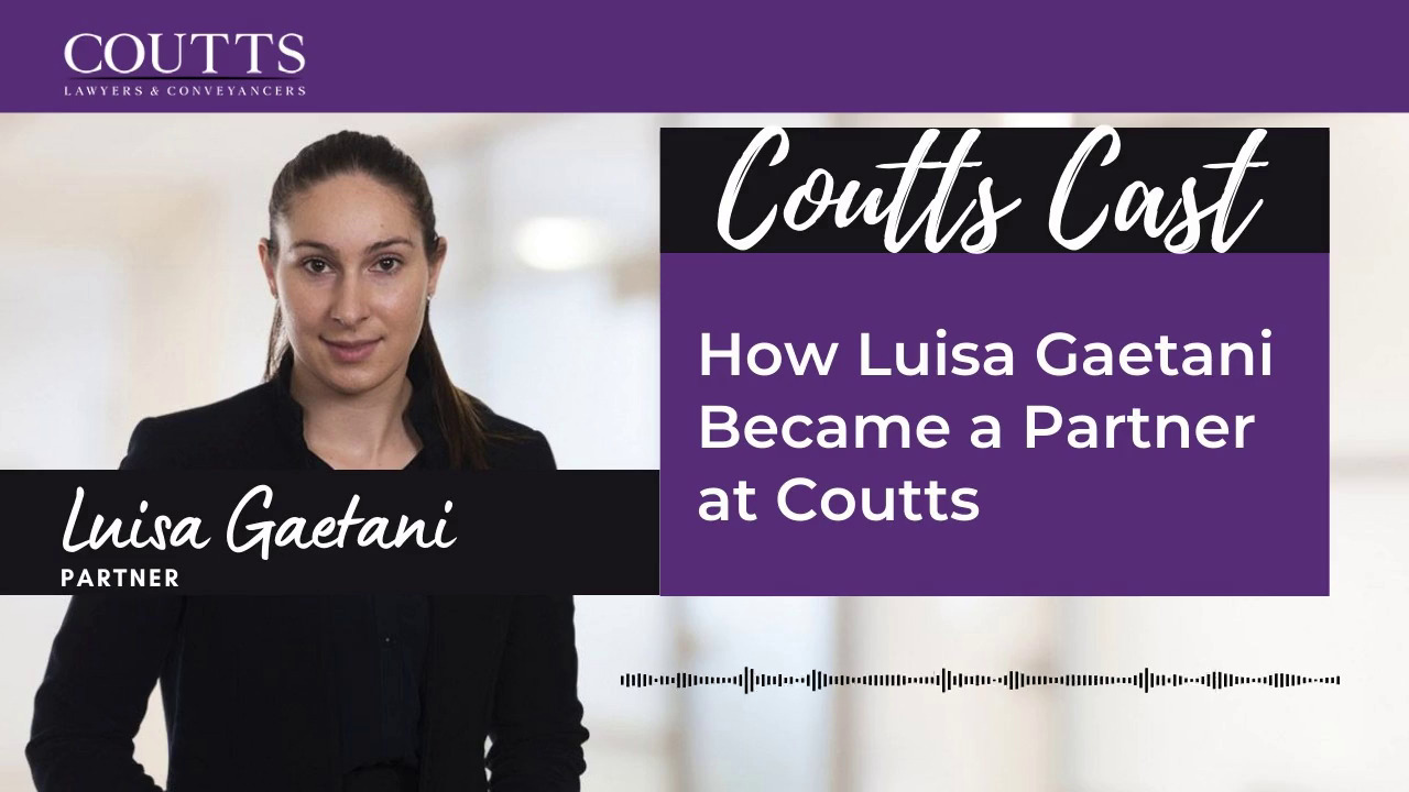 How Luisa Gaetani Became a Partner at Coutts