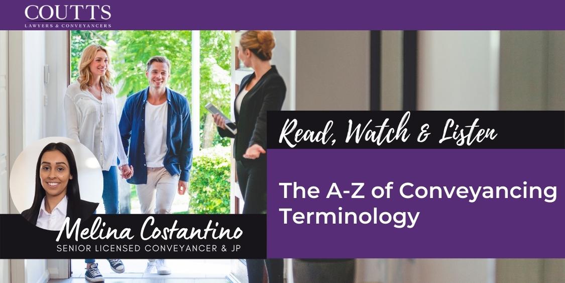 The A-Z of Conveyancing Terminology