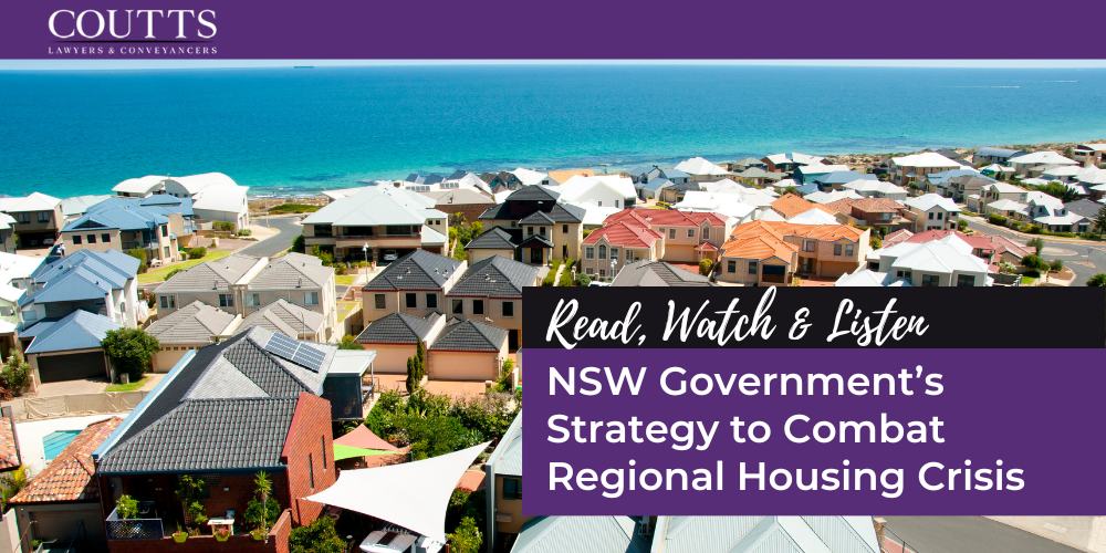 NSW Government’s Strategy to Combat Regional Housing Crisis