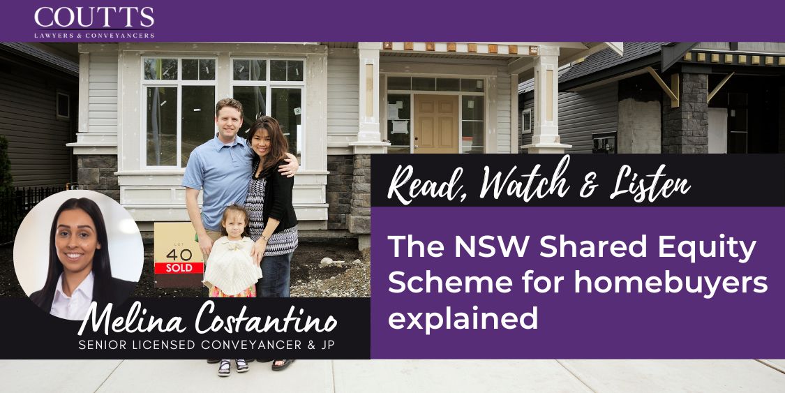 The NSW Shared Equity Scheme for homebuyers explained