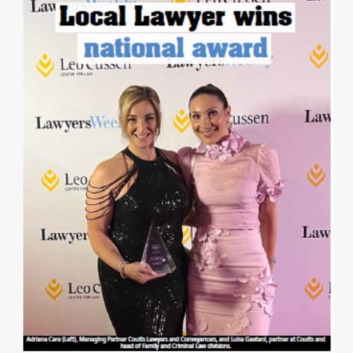 Local Lawyer Wins National Award