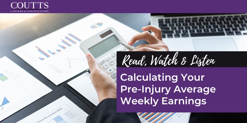 Calculating Your Pre-Injury Average Weekly Earnings