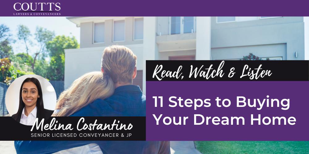 11 Steps to Buying Your Dream Home