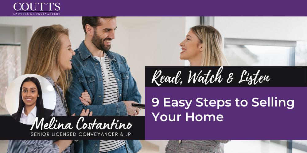 9 Easy Steps to Selling Your Home