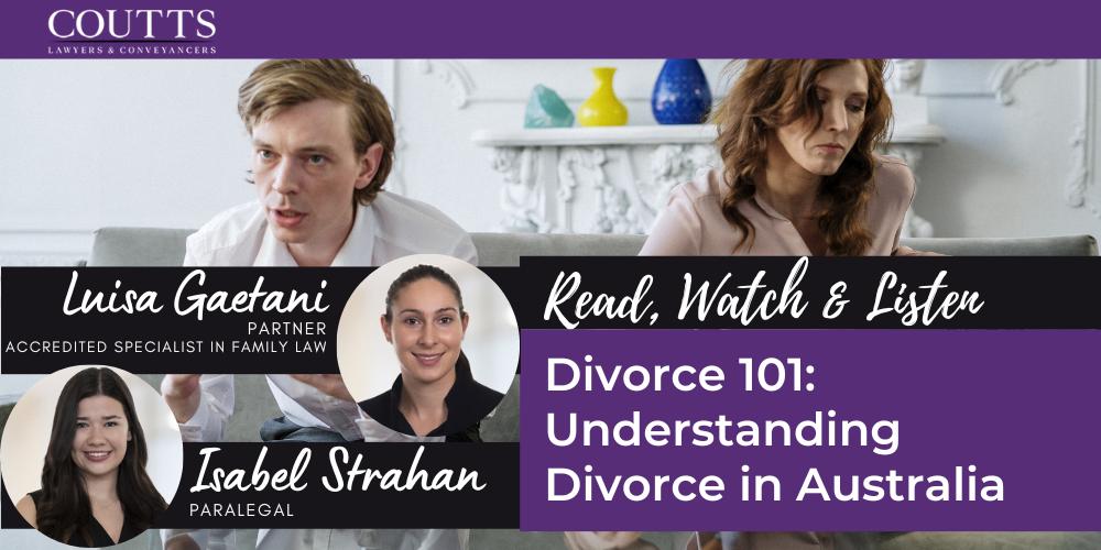 Divorce 101 Understanding Divorce in Australia