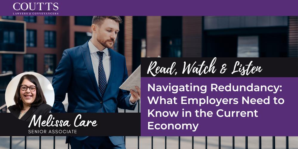 Navigating Redundancy: What Employers Need to Know in the Current Economy