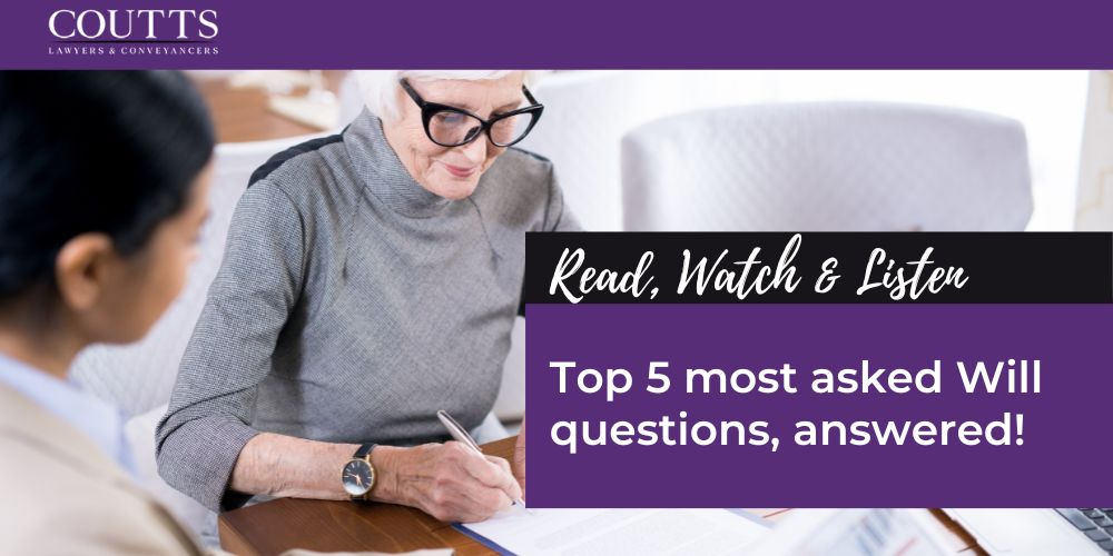 Top 5 most asked Will questions, answered!