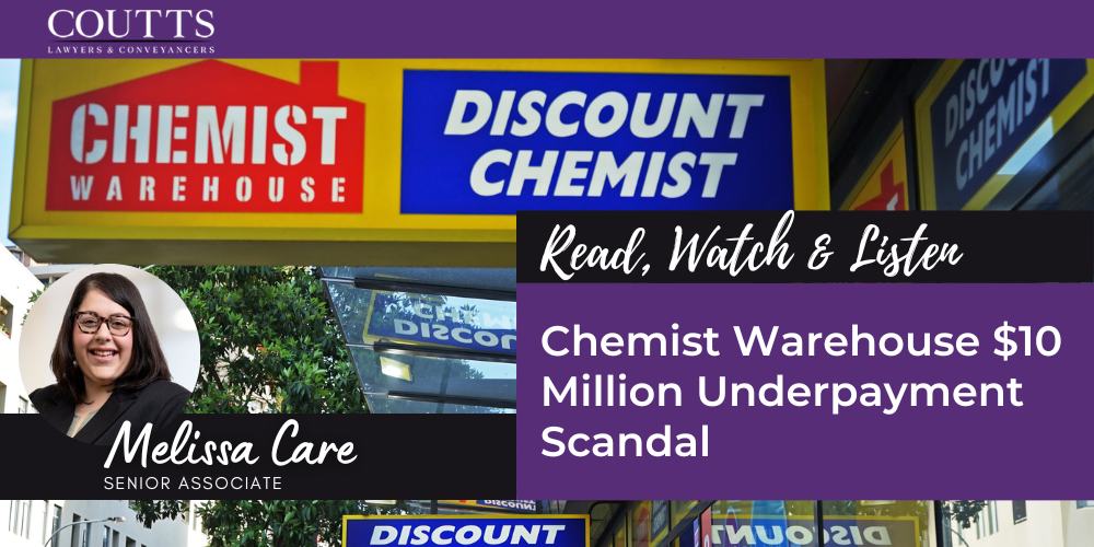 Chemist Warehouse $10 Million Underpayment Scandal