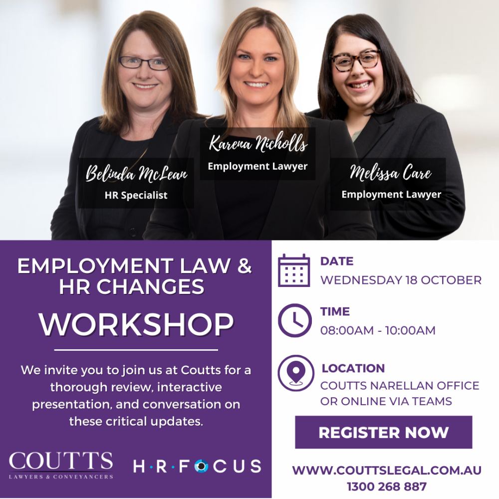 Employment Law and HR Changes Workshop