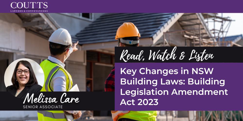 Key Changes in NSW Building Laws: Building Legislation Amendment Act 2023