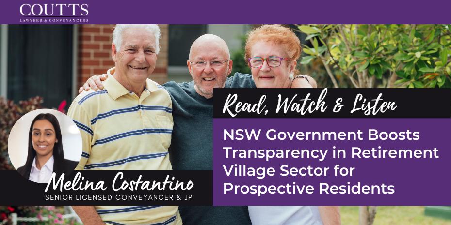 NSW Government Boosts Transparency in Retirement Village Sector for Prospective Residents