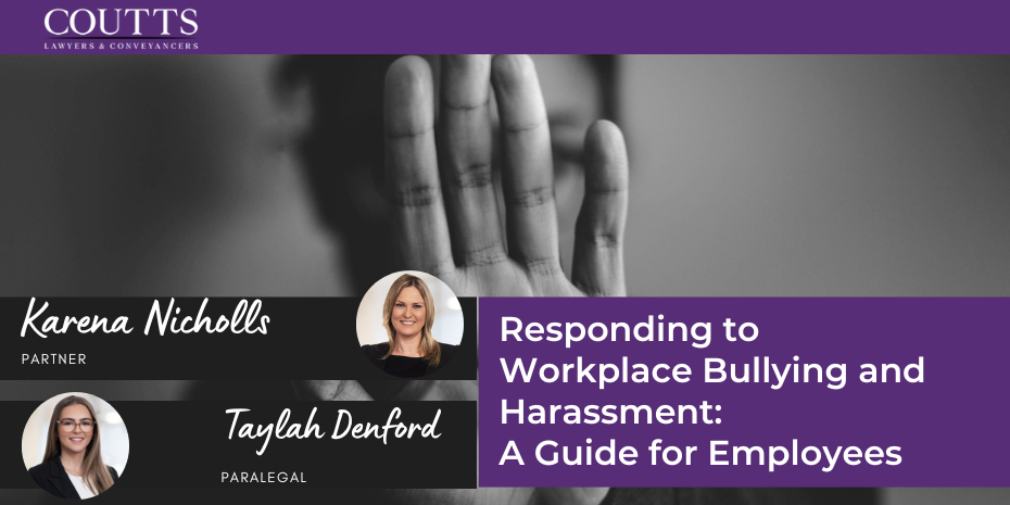 Responding to Workplace Bullying and Harassment: A Guide for Employees